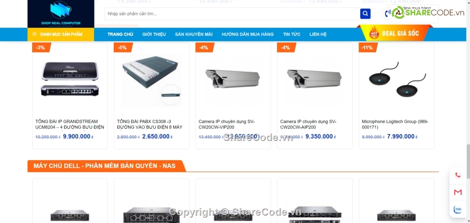 website bán hàng,website shop máy tính,web máy tính laptop